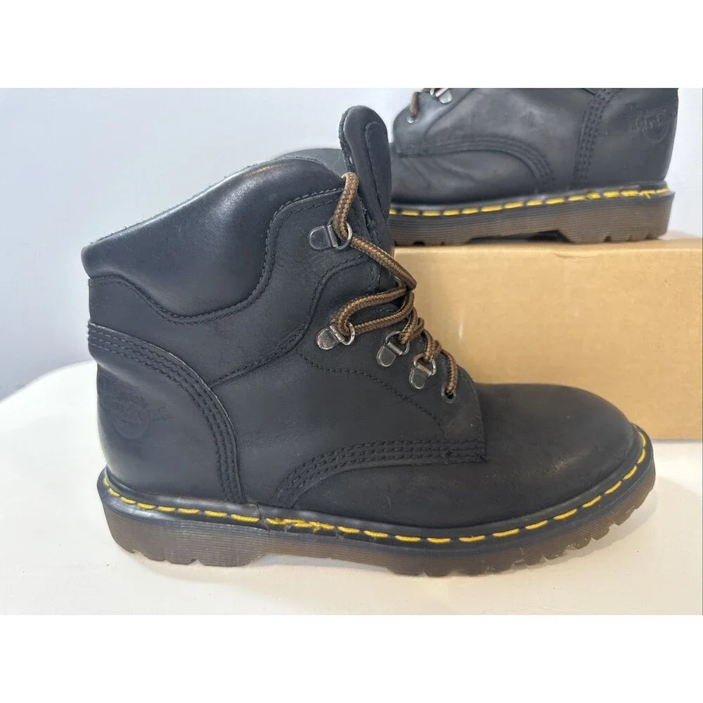 Dr Martens Industrial Soft Toe Boots 7735 AW004 Black Size 8